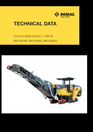 Découpeuse de chaussée Bomag BM 2000/65