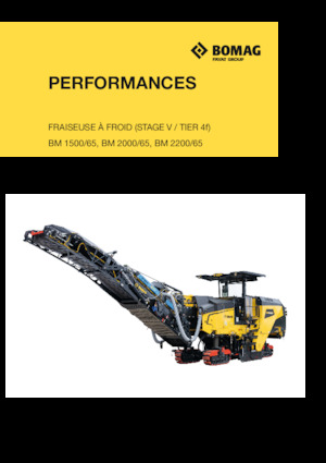 Découpeuse de chaussée Bomag BM 2000/65