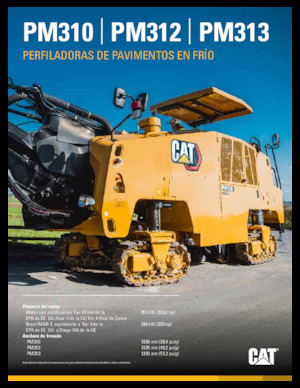 Découpeuse de chaussée Caterpillar PM310