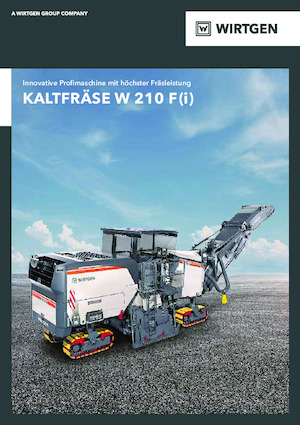 Découpeuse de chaussée Wirtgen W 210 Fi
