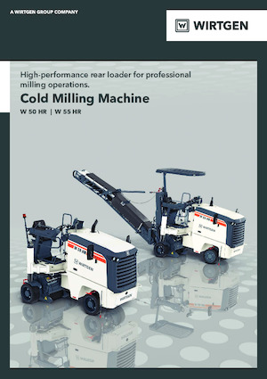 Découpeuse de chaussée Wirtgen W 50 HR