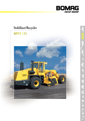 Recycleur route froid Bomag MPH 122-2