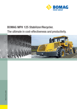Recycleur route froid Bomag MPH 125