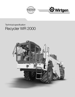 Recycleur route froid Wirtgen WR 2000