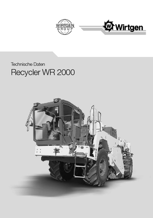 Recycleur route froid Wirtgen WR 2000