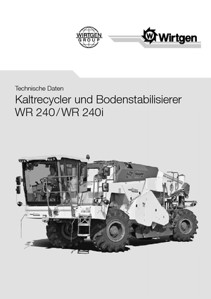 Recycleur route froid Wirtgen WR 240