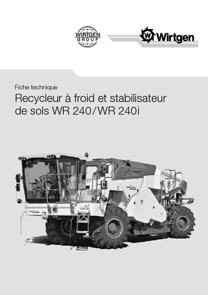 Recycleur route froid Wirtgen WR 240