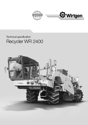 Recycleur route froid Wirtgen WR 2400
