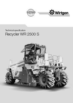 Recycleur route froid Wirtgen WR 2500 S