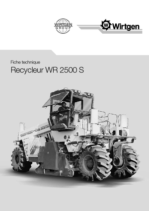 Recycleur route froid Wirtgen WR 2500 S