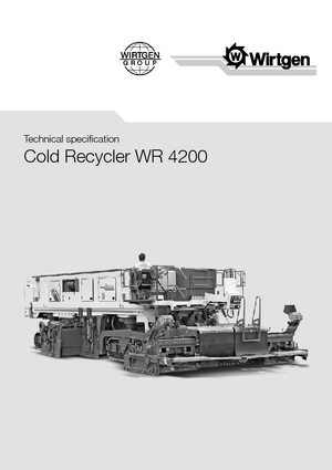 Recycleur route froid Wirtgen WR 4200