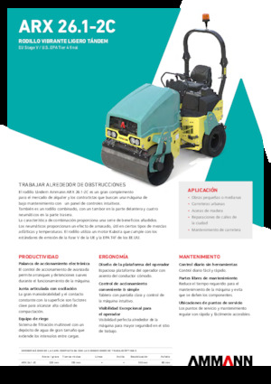 Rouleaux mixte Ammann ARX 26.1-2C