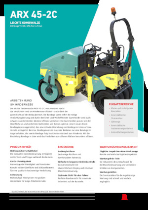 Rouleaux mixte Ammann ARX 45-2C ST V