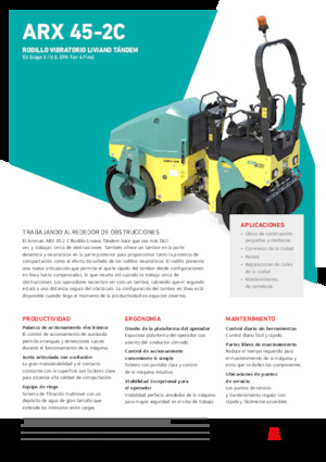 Rouleaux mixte Ammann ARX 45-2C ST V