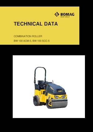 Rouleaux mixte Bomag BW 100 SCC-5