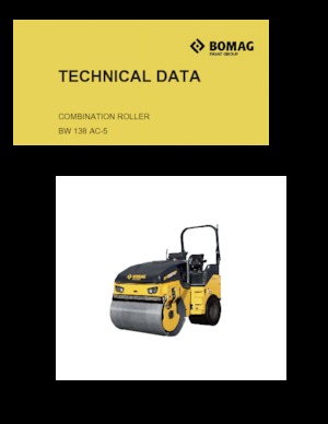 Rouleaux mixte Bomag BW 138 AC-5