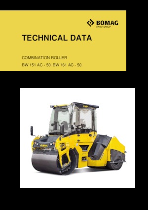 Rouleaux mixte Bomag BW 151 AC-50