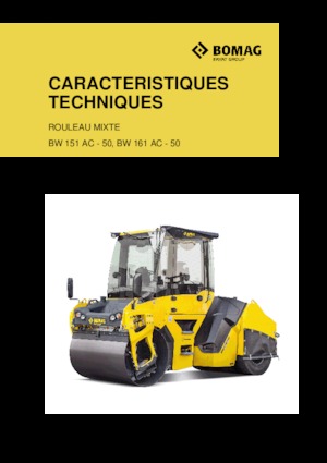 Rouleaux mixte Bomag BW 161 AC-50