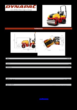 Rouleaux mixte Dynapac CC 1300 C