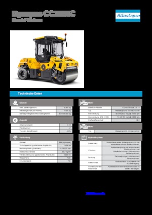 Rouleaux mixte Dynapac CC 2200 C