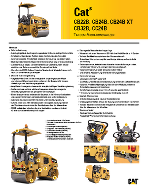 Rouleaux mixte Caterpillar CC24B