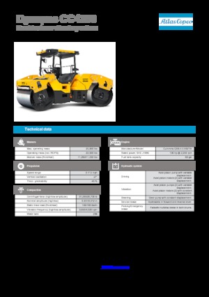 Rouleaux mixte Dynapac CC 4200 C VI