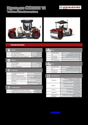 Rouleaux mixte Dynapac CC 6200 C VI