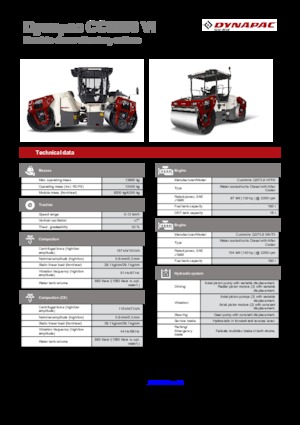 Rouleaux mixte Dynapac CC 6200 C VI