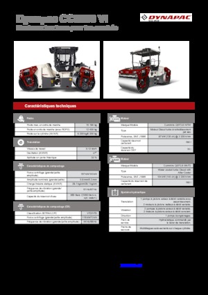 Rouleaux mixte Dynapac CC 6200 C VI