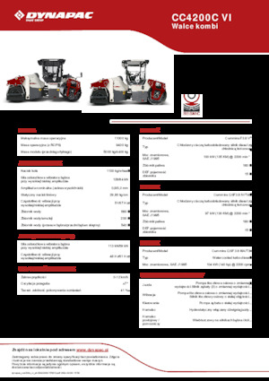 Rouleaux mixte Dynapac CC4200C VI