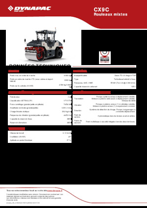 Rouleaux mixte Dynapac CX9C