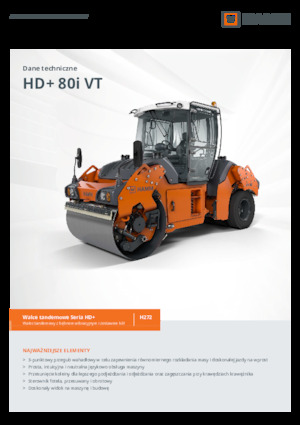 Rouleaux mixte Hamm HD+ 80i VT