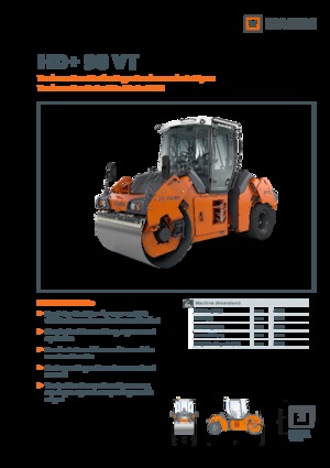 Rouleaux mixte Hamm HD+ 90 VT