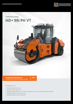 Rouleaux mixte Hamm HD+ 90i PH VT