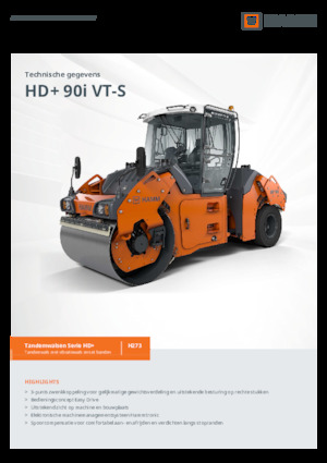 Rouleaux mixte Hamm HD+ 90i VT-S