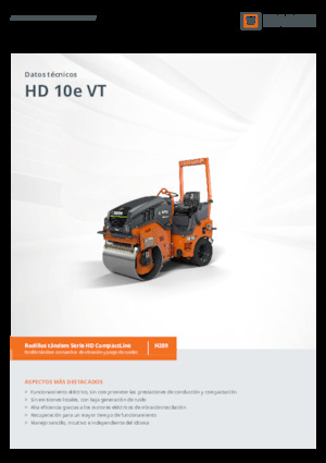 Rouleaux mixte Hamm HD 10e VT