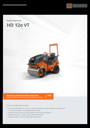 Rouleaux mixte Hamm HD 12e VT