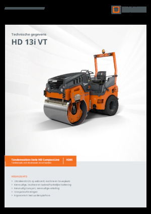 Rouleaux mixte Hamm HD 13i VT