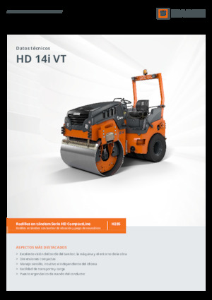 Rouleaux mixte Hamm HD 14i VT