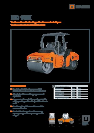 Rouleaux mixte Hamm HD 90K