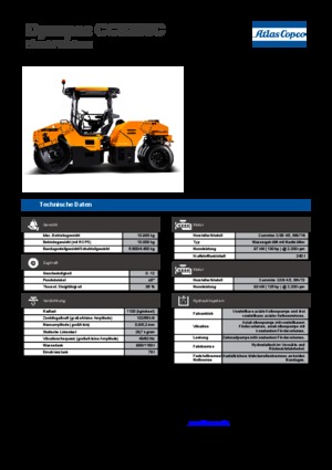 Rouleaux mixte Dynapac CC 5200 C