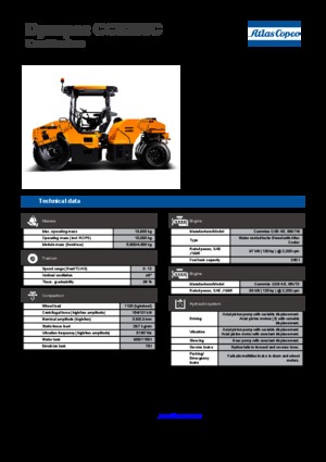Rouleaux mixte Dynapac CC 5200 C