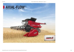 Moissonneuse-batteuses Case IH Axial Flow 9250