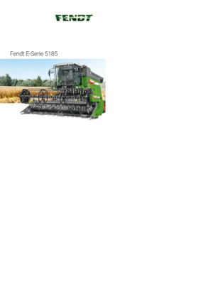 Moissonneuse-batteuses Fendt 5185 E
