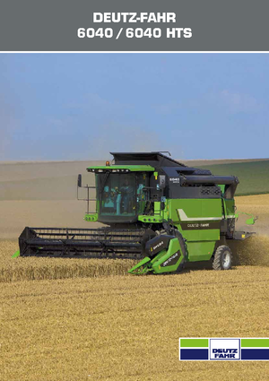 Moissonneuse-batteuses DEUTZ-FAHR 6040 C HTS