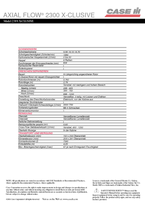 Moissonneuse-batteuses Case IH AF 2388 X Clusive
