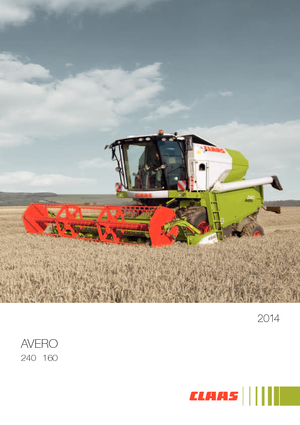 Moissonneuse-batteuses Claas Avero 240