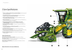 Moissonneuse-batteuses John Deere C 670 i