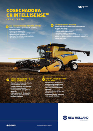 Moissonneuse-batteuses New Holland CR 7.90 INTELLISENSE™