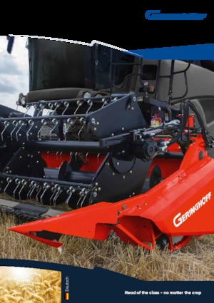 Moissonneuse-batteuses à barres de coupe Geringhoff HVV 720